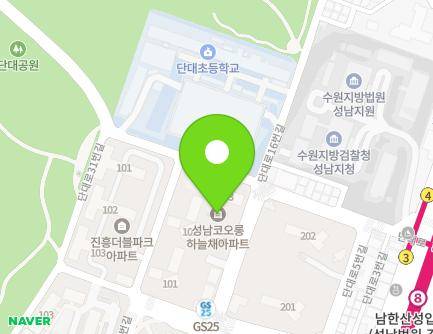 2 Dandae-ro 15beon-gil, Sujeong-gu, Seongnam-si, Gyeonggi-do, Republic of Korea Map