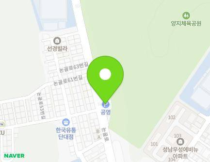 54 Nongol-ro, Sujeong-gu, Seongnam-si, Gyeonggi-do, Republic of Korea Map