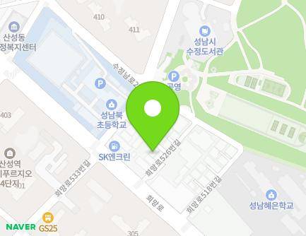 6-12 Huimang-ro 534beon-gil, Sujeong-gu, Seongnam-si, Gyeonggi-do, Republic of Korea Map