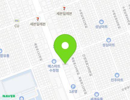 122 Jeil-ro, Sujeong-gu, Seongnam-si, Gyeonggi-do, Republic of Korea Map