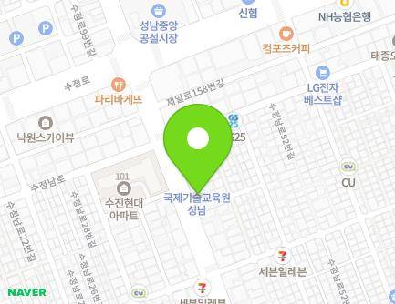 148 Jeil-ro, Sujeong-gu, Seongnam-si, Gyeonggi-do, Republic of Korea Map