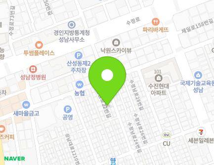 5 Sujeongnam-ro 22beon-gil, Sujeong-gu, Seongnam-si, Gyeonggi-do, Republic of Korea Map