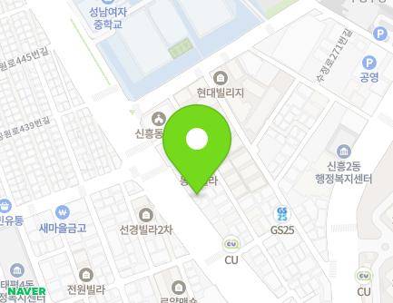 426 Gongwon-ro, Sujeong-gu, Seongnam-si, Gyeonggi-do, Republic of Korea Map