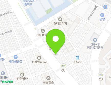 424 Gongwon-ro, Sujeong-gu, Seongnam-si, Gyeonggi-do, Republic of Korea Map