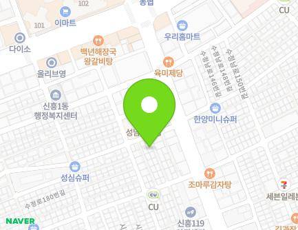 7-4 Simin-ro 163beon-gil, Sujeong-gu, Seongnam-si, Gyeonggi-do, Republic of Korea Map
