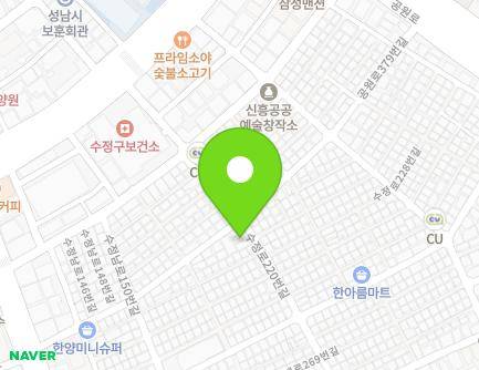 18 Sujeong-ro 220beon-gil, Sujeong-gu, Seongnam-si, Gyeonggi-do, Republic of Korea Map