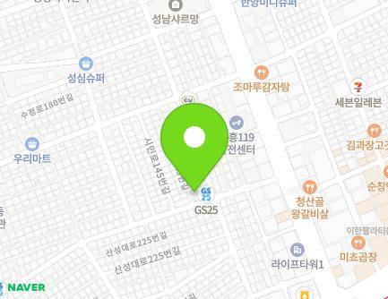 12-2 Simin-ro 145beon-gil, Sujeong-gu, Seongnam-si, Gyeonggi-do, Republic of Korea Map