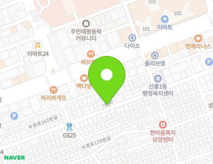 113 Sujeongnam-ro, Sujeong-gu, Seongnam-si, Gyeonggi-do, Republic of Korea Map