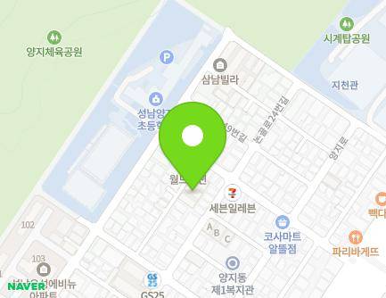 19-5 Sanseong-daero 527beon-gil, Sujeong-gu, Seongnam-si, Gyeonggi-do, Republic of Korea Map
