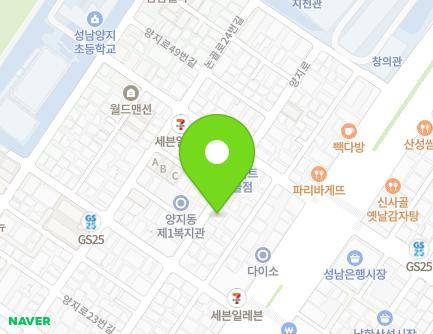 38 Yangji-ro, Sujeong-gu, Seongnam-si, Gyeonggi-do, Republic of Korea Map