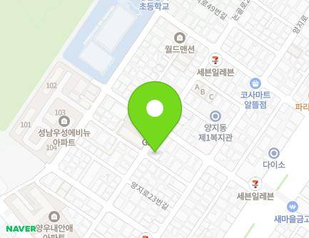 8 Yangji-ro 27beon-gil, Sujeong-gu, Seongnam-si, Gyeonggi-do, Republic of Korea Map