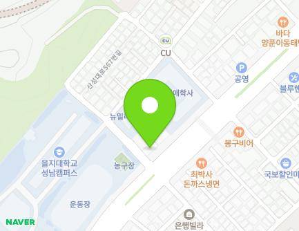 569 Sanseong-daero, Sujeong-gu, Seongnam-si, Gyeonggi-do, Republic of Korea Map