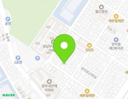 22 Sanseong-daero 503beon-gil, Sujeong-gu, Seongnam-si, Gyeonggi-do, Republic of Korea Map