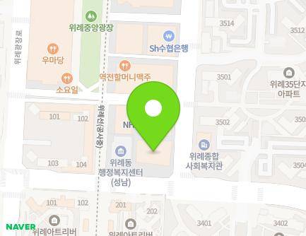 328 Wiryegwangjang-ro, Sujeong-gu, Seongnam-si, Gyeonggi-do, Republic of Korea Map