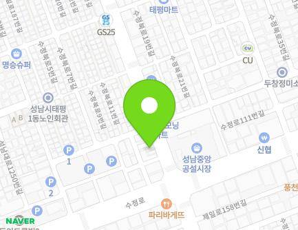 167-1 Jeil-ro, Sujeong-gu, Seongnam-si, Gyeonggi-do, Republic of Korea Map