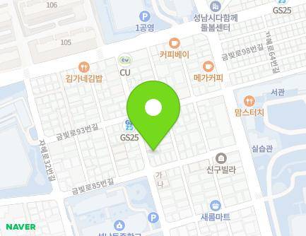 15 Jahye-ro 44beon-gil, Jungwon-gu, Seongnam-si, Gyeonggi-do, Republic of Korea Map