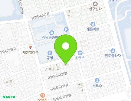 17 Geumbit-ro 69beon-gil, Jungwon-gu, Seongnam-si, Gyeonggi-do, Republic of Korea Map
