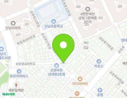 16 Huimang-ro 400beon-gil, Jungwon-gu, Seongnam-si, Gyeonggi-do, Republic of Korea Map