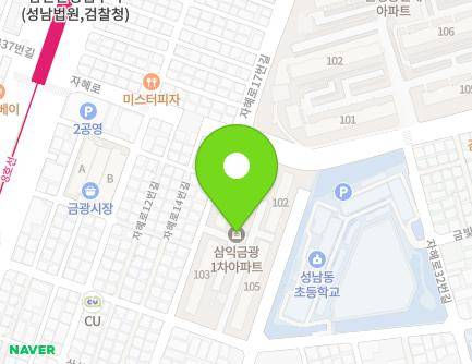 9 Jahye-ro 16beon-gil, Jungwon-gu, Seongnam-si, Gyeonggi-do, Republic of Korea Map