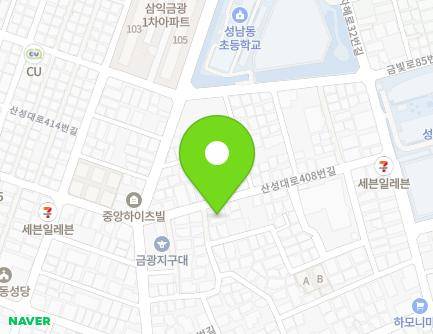 32 Sanseong-daero 408beon-gil, Jungwon-gu, Seongnam-si, Gyeonggi-do, Republic of Korea Map