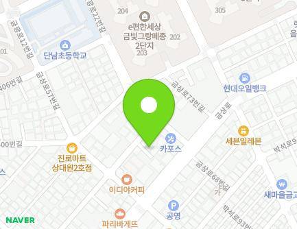8-14 Geumsang-ro 57beon-gil, Jungwon-gu, Seongnam-si, Gyeonggi-do, Republic of Korea Map