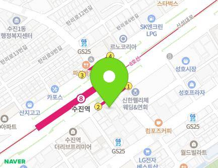 202 Sanseong-daero, Jungwon-gu, Seongnam-si, Gyeonggi-do, Republic of Korea Map