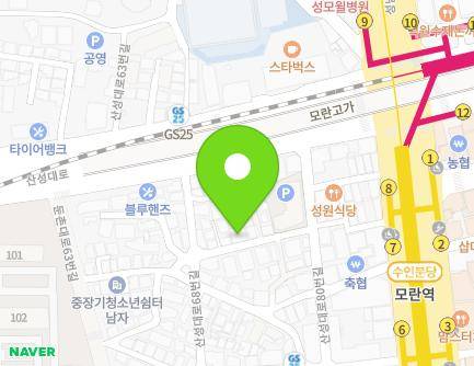 16 Seongnam-daero 1151beon-gil, Jungwon-gu, Seongnam-si, Gyeonggi-do, Republic of Korea Map