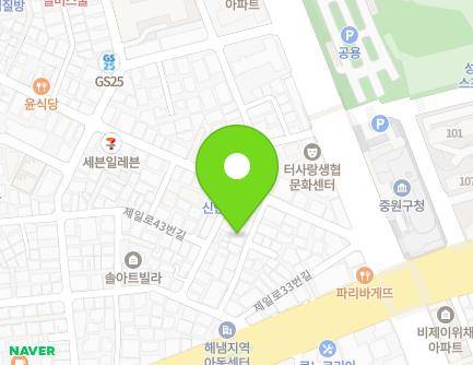 9-8 Jeil-ro 35beon-gil, Jungwon-gu, Seongnam-si, Gyeonggi-do, Republic of Korea Map