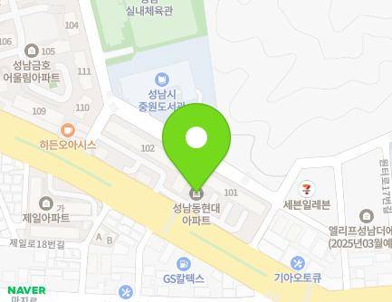 193 Dunchon-daero, Jungwon-gu, Seongnam-si, Gyeonggi-do, Republic of Korea Map