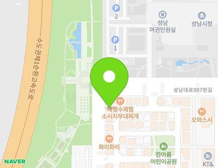 27-12 Seongnam-daero 997beon-gil, Jungwon-gu, Seongnam-si, Gyeonggi-do, Republic of Korea Map