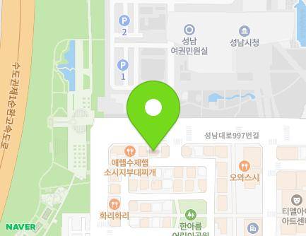 27-4 Seongnam-daero 997beon-gil, Jungwon-gu, Seongnam-si, Gyeonggi-do, Republic of Korea Map