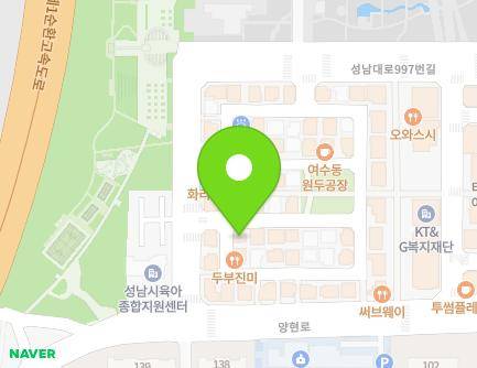 49-2 Seongnam-daero 997beon-gil, Jungwon-gu, Seongnam-si, Gyeonggi-do, Republic of Korea Map