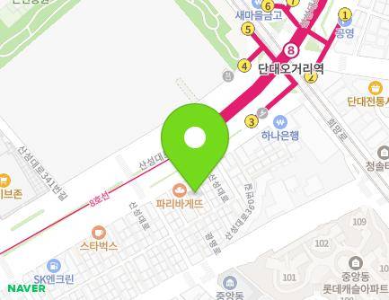 352-5 Sanseong-daero, Jungwon-gu, Seongnam-si, Gyeonggi-do, Republic of Korea Map