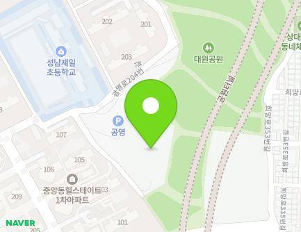 35 Gwangmyeong-ro 204beon-gil, Jungwon-gu, Seongnam-si, Gyeonggi-do, Republic of Korea Map