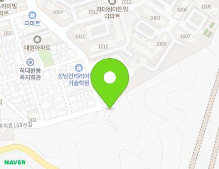 36 Maji-ro 163beon-gil, Jungwon-gu, Seongnam-si, Gyeonggi-do, Republic of Korea Map