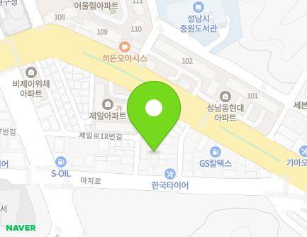7 Dunchon-daero 190beon-gil, Jungwon-gu, Seongnam-si, Gyeonggi-do, Republic of Korea Map