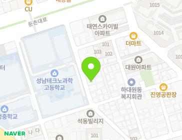 13 Dunchon-daero 268beon-gil, Jungwon-gu, Seongnam-si, Gyeonggi-do, Republic of Korea 13 Dunchon-daero 268beon-gil, Jungwon-gu, Seongnam-si, Gyeonggi-do, Republic of Korea Map