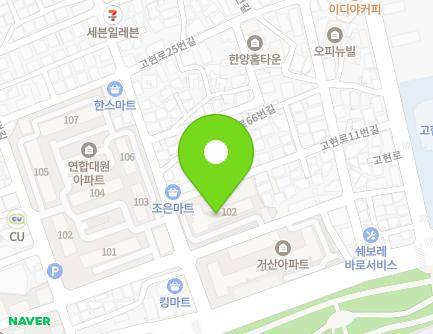 30 Gohyeon-ro 5beon-gil, Gwonseon-gu, Suwon-si, Gyeonggi-do, Republic of Korea Map