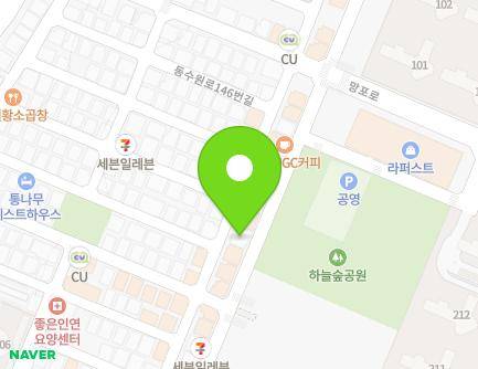 147 Gokbanjeong-ro, Gwonseon-gu, Suwon-si, Gyeonggi-do, Republic of Korea Map