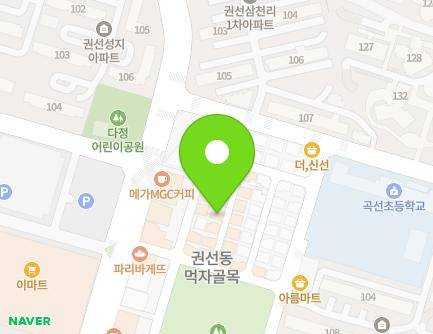 26-17 Deogyeong-daero 1207beon-gil, Gwonseon-gu, Suwon-si, Gyeonggi-do, Republic of Korea Map