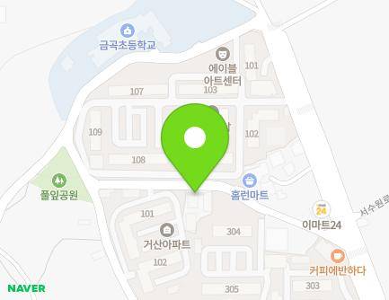 33 Seosuwon-ro 591beon-gil, Gwonseon-gu, Suwon-si, Gyeonggi-do, Republic of Korea Map