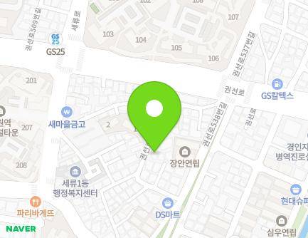 15 Gwonseon-ro 530beon-gil, Gwonseon-gu, Suwon-si, Gyeonggi-do, Republic of Korea Map