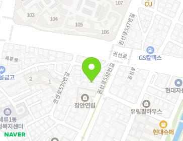 12 Gwonseon-ro 538beon-gil, Gwonseon-gu, Suwon-si, Gyeonggi-do, Republic of Korea 12 Gwonseon-ro 538beon-gil, Gwonseon-gu, Suwon-si, Gyeonggi-do, Republic of Korea Map