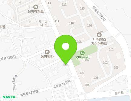 47 Ipbuk-ro, Gwonseon-gu, Suwon-si, Gyeonggi-do, Republic of Korea Map