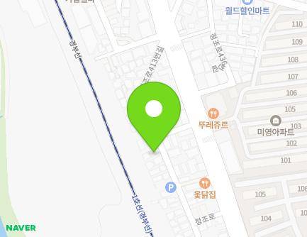39 Jeongjo-ro 413beon-gil, Gwonseon-gu, Suwon-si, Gyeonggi-do, Republic of Korea Map