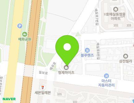 105 Chilbo-ro, Gwonseon-gu, Suwon-si, Gyeonggi-do, Republic of Korea Map