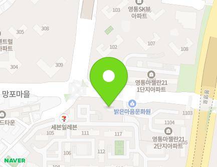 106 Yeongtong-ro 154beon-gil, Yeongtong-gu, Suwon-si, Gyeonggi-do, Republic of Korea Map