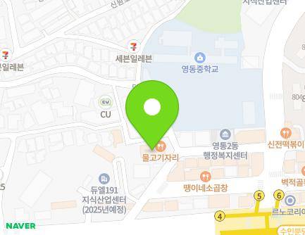 21 Deogyeong-daero 1499beon-gil, Yeongtong-gu, Suwon-si, Gyeonggi-do, Republic of Korea Map