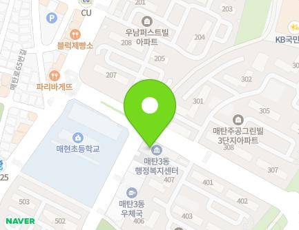 76 Dongtanwoncheon-ro 881beon-gil, Yeongtong-gu, Suwon-si, Gyeonggi-do, Republic of Korea