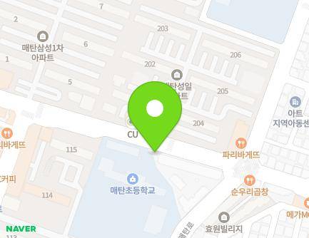 240 Ingye-ro, Yeongtong-gu, Suwon-si, Gyeonggi-do, Republic of Korea Map